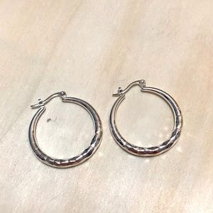 925 Silver Hoop Earrings